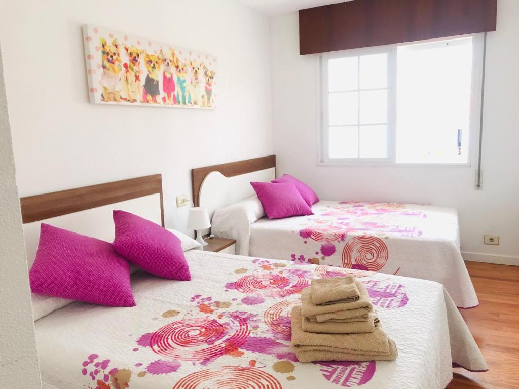 Enjoy Sanxenxo,200M Playa, Balcon Vistas Cies, Piscina & Terraza Azotea,2 Plazas Garaje, 2 Banos, Muy Luminoso, Muy Tranquilo,Muy Equipado, Centrico Appartement Buitenkant foto