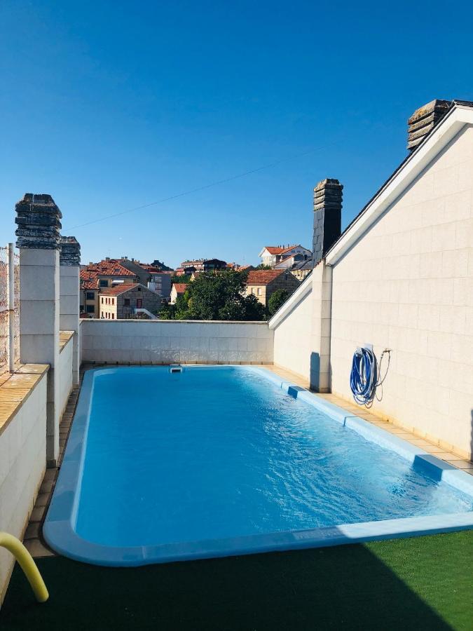 Enjoy Sanxenxo,200M Playa, Balcon Vistas Cies, Piscina & Terraza Azotea,2 Plazas Garaje, 2 Banos, Muy Luminoso, Muy Tranquilo,Muy Equipado, Centrico Appartement Buitenkant foto